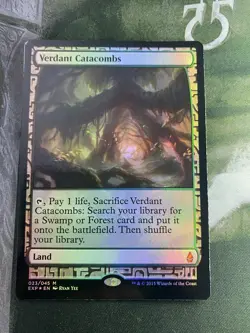 Verdant Catacombs Foil Zendikar Expeditions NM, MTG - Image 1