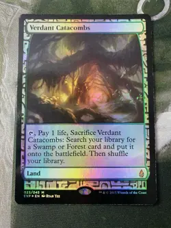 Verdant Catacombs Foil Zendikar Expeditions NM, MTG - Image 2