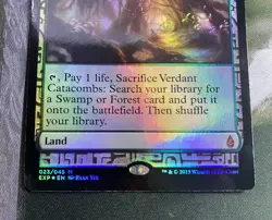 Verdant Catacombs Foil Zendikar Expeditions NM, MTG - Image 5