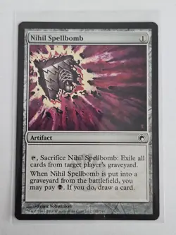 Nihil Spellbomb Scars of Mirrodin Regular MTG LP - Image 1