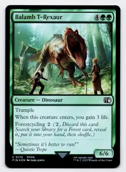 Balamb T-Rexaur [0173] FIN Common Foil [MTG Card English] - Image 1