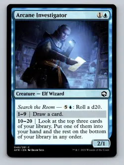 Arcane Investigator (046) Adventures in the Forgotten Realms AFR MTG Magic - Image 1