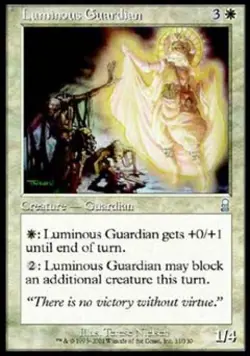 Luminous Guardian -Foil Medium Play MTG Odyssey - Image 1