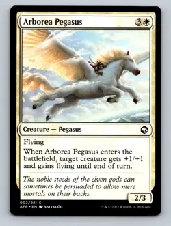 Arborea Pegasus (002) Adventures in the Forgotten Realms AFR MTG Magic - Image 1