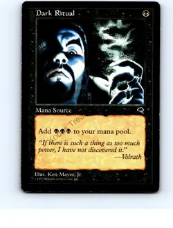 Dark Ritual #118 [x2] Common Tempest MTG LP VG/VG+ - Image 1