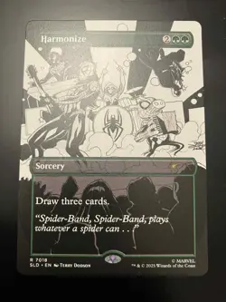 MTG Secret Lair Spider-Man Harmonize (7018) Magic the Gathering Inked Variant - Image 1