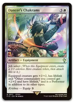 Dancer's Chakrams (Surge Foil) #17 (NM) Final Fantasy FIC Magic MTG - Image 1