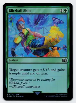 Blitzball Shot [0176] FIN Common Foil [MTG Card English] - Image 1