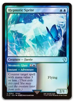 Hypnotic Sprite (Surge Foil) #264 (NM) Final Fantasy FIC Magic MTG - Image 1