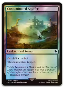 Contaminated Aquifer (Surge Foil) #383 (NM) Final Fantasy FIC Magic MTG - Image 1