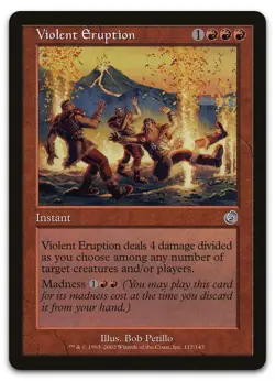 Violent Eruption #117 (NM) Torment TOR Magic MTG - Image 1