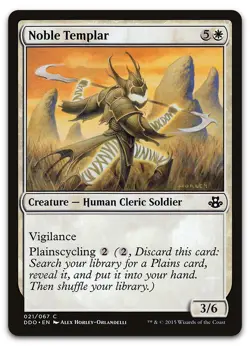 Noble Templar #21 (NM) Elspeth vs Kiora DDO Magic MTG - Image 1