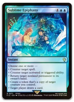 Sublime Epiphany (Surge Foil) #271 (NM) Final Fantasy FIC Magic MTG - Image 1
