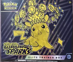 Pokemon Scarlet & Violet Surging Sparks ETB Elite Trainer Box Sealed - NEW - Image 1