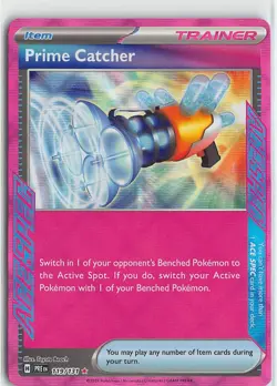 Pokemon TCG Prismatic Evolutions Foil ACE SPEC Rare #119/131 Prime Catcher - Image 1