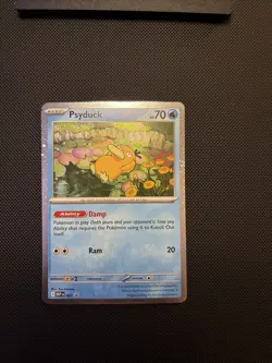 Pokemon TCG Psyduck MEP 007 Mega Evolution Pokemon Blister Promo - Image 1