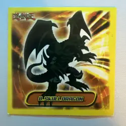B Skull Dragon Topps YuGiOh Sticker Collection #30 2002 - Image 1