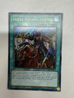 Yugioh TCG Triple Tactics Thrust (Secret Rare) RA03-EN072 Quarter Century Bonanz - Image 1