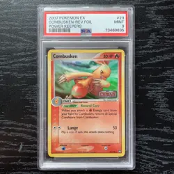 Combusken 29/108 PSA 9 Mint Reverse Holo Uncommon Pokemon Card Ex Power Keepers - Image 1