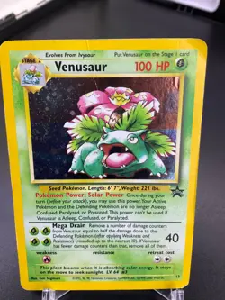 WOTC SWIRL - Venusaur #13 /53 Black Star Promo - Holo Rare Pokemon Card - Image 2