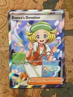 Pokemon Card TCG - Bianca's Devotion 197/162 Full Art Trainer Temporal Forces NM - Image 1