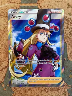 Pokemon Card TCG - Avery 187/198 Ultra Rare Full Art Trainer Chilling Reign NM - Image 1