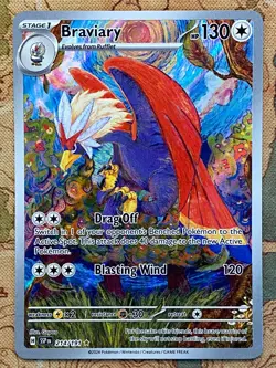 Pokemon Card TCG - Braviary 214/191 Illustration Rare Surging Sparks Near Mint - Image 2