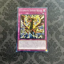 Yu-Gi-Oh Card: Ultimate Divine-Beast EGS1-EN004 Super Rare 1st Edition! - Image 1