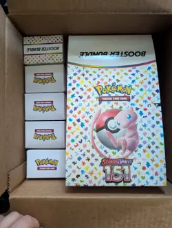 Pokemon Scarlet & Violet -EMPTY 151 Booster Bundle Display BOX ONLY, *No cards* - Image 1