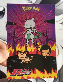 Pokemon Peru Exclusive Non TCG Holo Bundle, Charizard, Mewtwo, Pikachu X7 Cards - Image 4