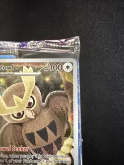 Noctowl - SVP141 Stellar Crown ETB Promo SEALED! Pokemon TCG Card - NM/MINT - Image 2