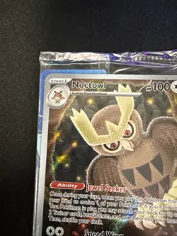 Noctowl - SVP141 Stellar Crown ETB Promo SEALED! Pokemon TCG Card - NM/MINT - Image 5