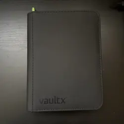Vault x Binder Black 4-Pocket Trading Card Album Folder 160 Side Loading Pocket - Image 1