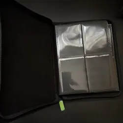 Vault x Binder Black 4-Pocket Trading Card Album Folder 160 Side Loading Pocket - Image 3