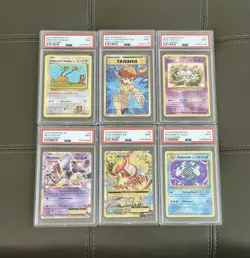 PSA 9 2016 Pokemon XY Evolutions 6 Card Lot Reverse Holo Nice Variety Mew Mewtwo - Image 1