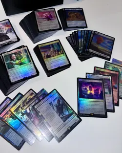 MTG Final Fantasy Foils Card Lot w 10 Foil Rares, Collector Storage Box, NM - Image 4