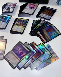 MTG Final Fantasy Foils Card Lot w 10 Foil Rares, Collector Storage Box, NM - Image 5
