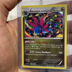 Pokemon Hydreigon Holo Rare XY - Phantom Forces 74/119 NM Nintendo 2014 Card TCG - Image 1