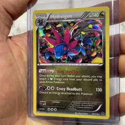 Pokemon Hydreigon Holo Rare XY - Phantom Forces 74/119 NM Nintendo 2014 Card TCG - Image 2