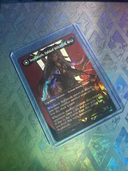 Magic Final Fantasy Sephiroth, Fabled Soldier Borderless Surge Foil (0527) - Image 1