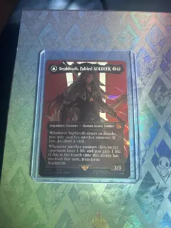 Magic Final Fantasy Sephiroth, Fabled Soldier Borderless Surge Foil (0527) - Image 3