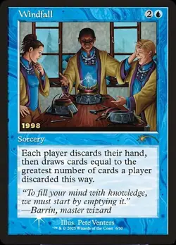 1x Windfall - Foil (30th Anniversary Play Promos) NM-Mint, English Unique & Misc - Image 1