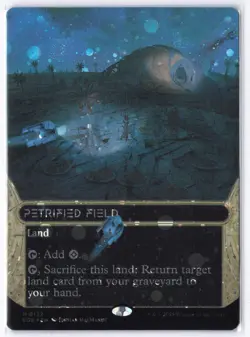 Petrified Field (0122) (Borderless) (Galaxy Foil) M Edge of Eternities: Stellar - Image 1