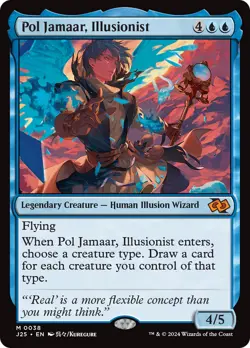 MTG Pol Jamaar, Illusionist (Anime) [Foundations Jumpstart] Near Mint Magic - Image 1