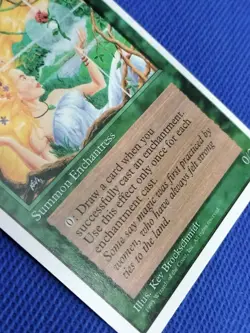 MTG 4th Edition Verduran Enchantress Rare 1995 Unplayed See Description Magic - Image 3