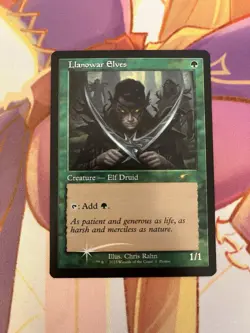 MTG Llanowar Elves (FOIL RETRO FRAME) - NM - Image 1