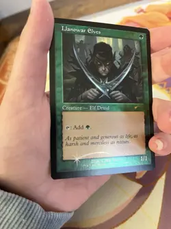 MTG Llanowar Elves (FOIL RETRO FRAME) - NM - Image 3