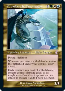 1x Arcades, the Strategist NM-Mint, English Time Spiral Remastered MTG Magic - Image 1