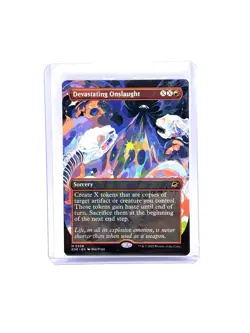 MTG, Devastating Onslaught (Borderless), Edge of Eternities, Regular MT/NM - Image 1