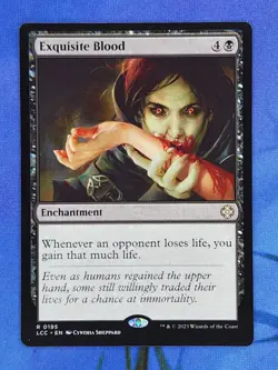 1x Exquisite Blood, NM, LCC, Magic: the Gathering, MtG - Image 1
